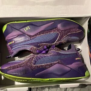 Ts-x-galaxy lamelo ball purple prism violet green